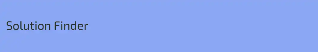 Solution Finder